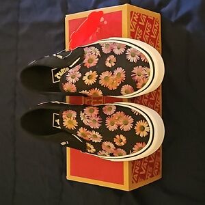 Vans with flowers